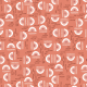 Tkanina 40790 | white rainbows on salmon pink