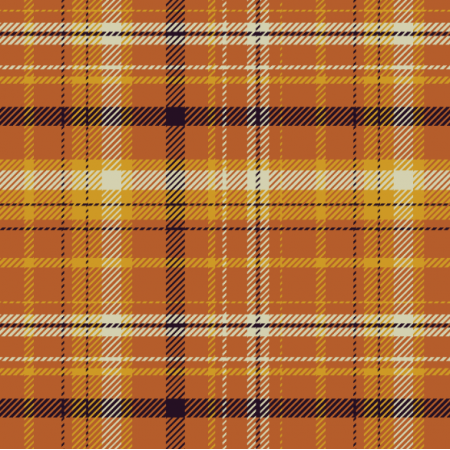 Fabric 40799 | bright yellow-brown checkered plaid