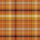 Tkanina 40799 | bright yellow-brown checkered plaid