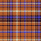 Fabric 40800 | bright brown-blue checkered plaid