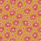 Tkanina 40804 | red flowers on yellow