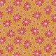 Tkanina 40804 | red flowers on yellow