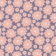 Tkanina 40805 | pink flowers on smokey violet