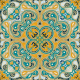 Tkanina 40829 | AZULEJOS PORTUGUASES 003