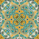 Tkanina 40829 | AZULEJOS PORTUGUASES 003