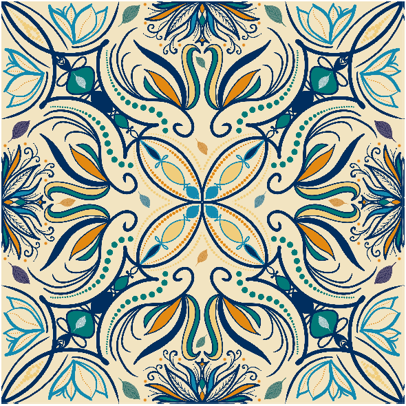Tkanina 40834 | AZULEJOS PORTUGUASES 001 A