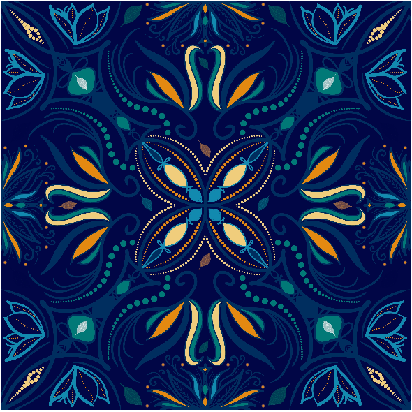 Tkanina 40835 | AZULEJOS PORTUGUASES 001 B