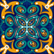 Tkanina 40897 | AZULEJOS PORTUGUASES 012 B