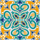 Tkanina 40900 | AZULEJOS PORTUGUASES 012 F