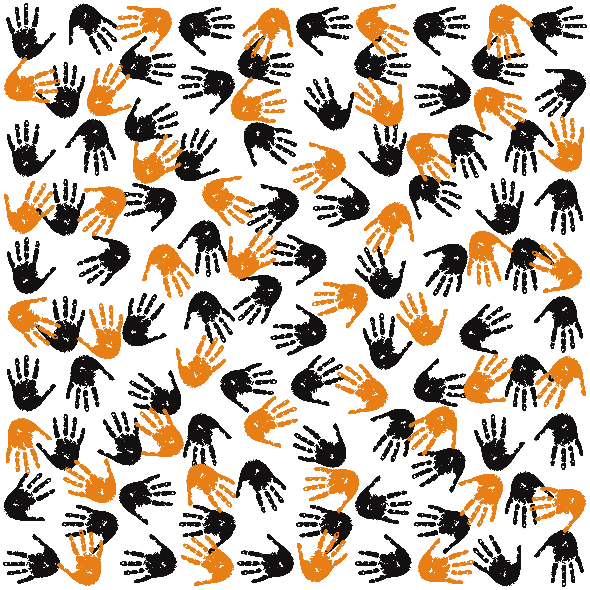 Tkanina 41504 | RĘCE HAND 01 HALLOWEEN