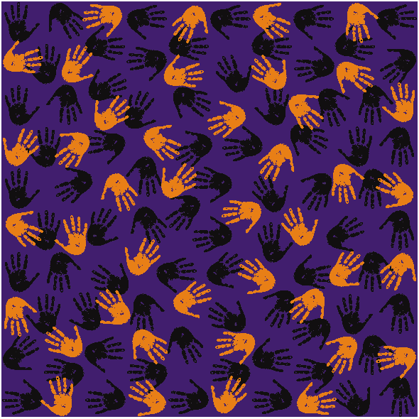 Tkanina 41505 | RĘCE HAND 02 HALLOWEEN