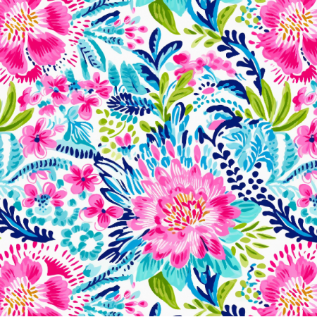 41537 | Boho pink and blue