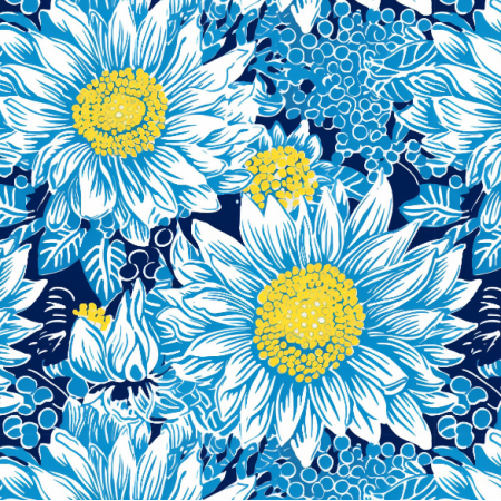 Fabric 41543 | midnight marigolds