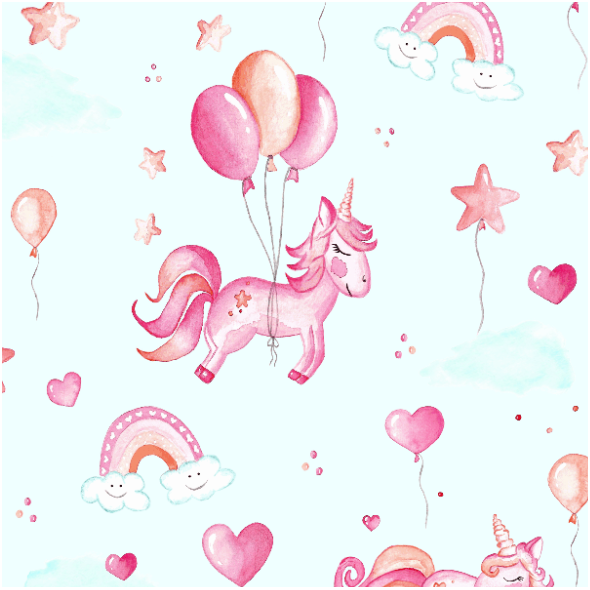 Fabric 41672 | Dreamland of unicorns