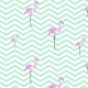 Fabric 4304 | Flamingi na pasach