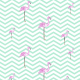 Tkanina 4304 | Flamingi na pasach