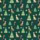 Tkanina 41986 | Merry Whippet Christmas 3 small