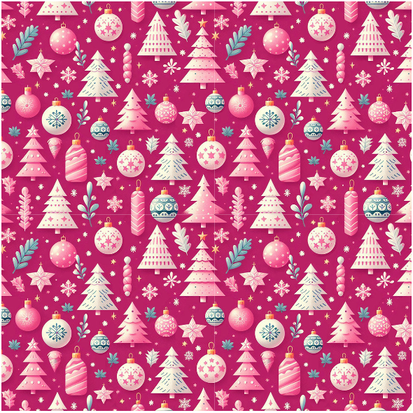 Tkanina 41989 | Swiateczne pink 1 small
