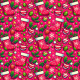 Tkanina 41990 | Swiateczne hot pink small