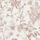 Tkanina 42047 | Botanika Łąkowa - Pantone Mocha Mousse 