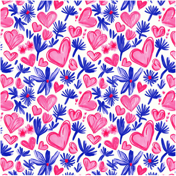 Tkanina 42325 | Happy Valentines FK 003