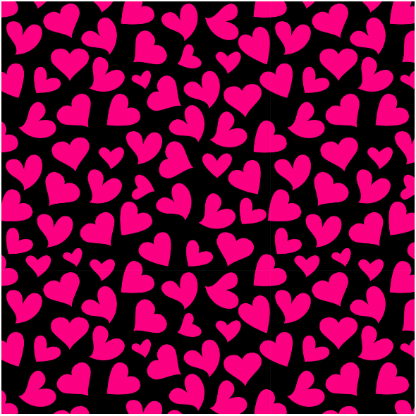 Tkanina 42326 | PinK Happy Valentines