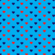 Tkanina 42328 | Happy Valentines FK Blue