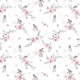 Tkanina 42410 | ROMANTIC FLOWER - white