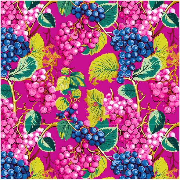 Tkanina 42765 | juicy grapes 