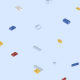 Tkanina 42790 | Blocks blue