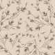 Fabric 42793 | Brown leaves beige