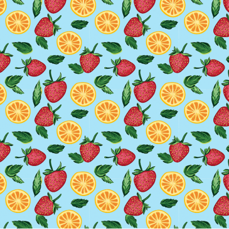 Fabric 42837 | summer fruits 