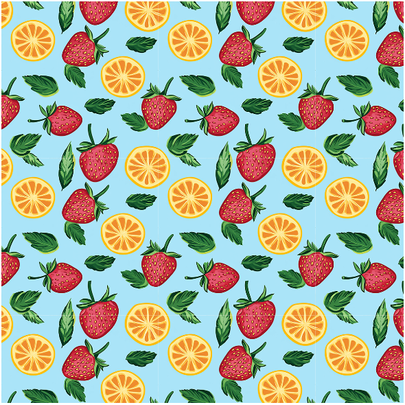 Fabric 42837 | summer fruits 
