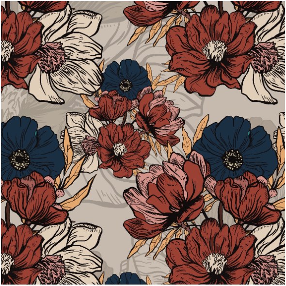Fabric 42930 | kwiat