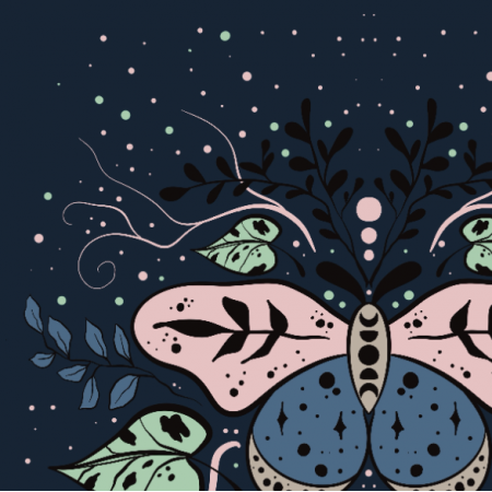 Fabric 42936 | panel motyl