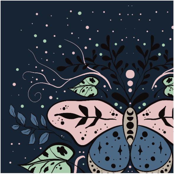 Fabric 42936 | panel motyl