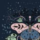 Tkanina 42936 | panel motyl