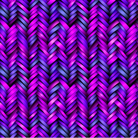 Fabric 42952 | warkocz fiolet