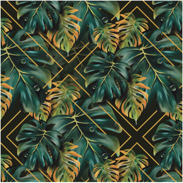 Tkanina 42956 | MONSTERA