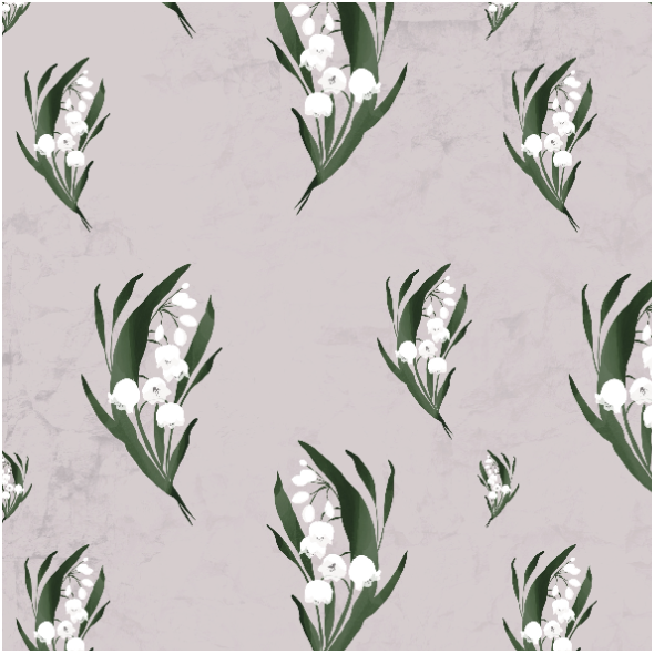 Fabric 42961 | konwalie