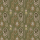 Tkanina 42980 | Orientalny Wzór BOHO - Zielony 