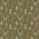 Tkanina 42980 | Orientalny Wzór BOHO - Zielony 