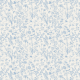 Fabric 42981 | POLNE Kwiatki Botanika - JaSne Niebieskie na Beżowym Tle 
