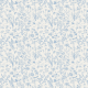 Fabric 42981 | POLNE Kwiatki Botanika - JaSne Niebieskie na Beżowym Tle 