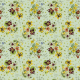 Fabric 43246 | Bukiet Letnich Kwiatów z Nasturcjami - Zielone Tło 