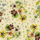 Fabric 43248 | Bukiet Letnich Kwiatów z Nasturcjami - Kremowe Tło 