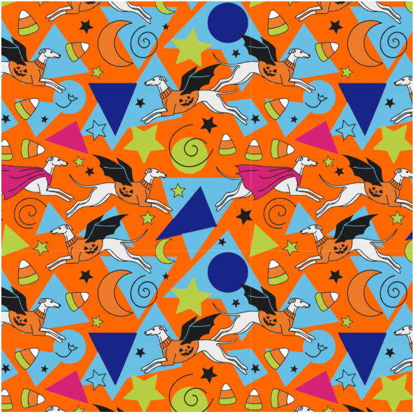 Tkanina 43520 | Halloween FK 001