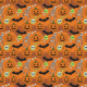 Tkanina 43522 | Orang3 halloween FK 001