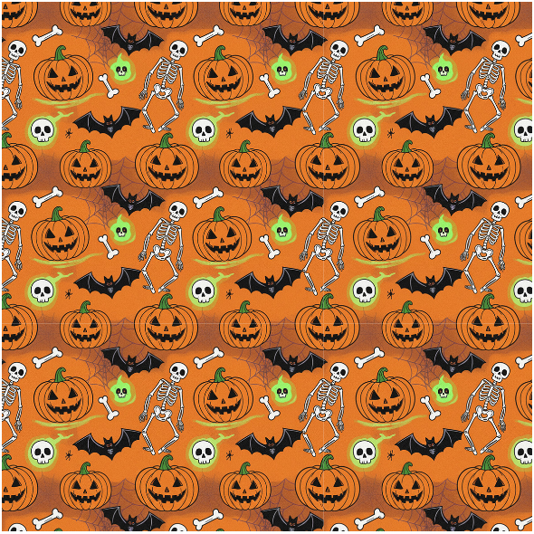 Tkanina 43522 | Orang3 halloween FK 001