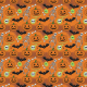 Tkanina 43522 | Orang3 halloween FK 001